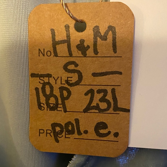 HM Sage Green Crushed Velvet Tank Top. Small/medium. - Picture 7 of 7